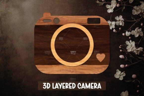 3D Layered Camera Design for Laser Cutting Ornaments