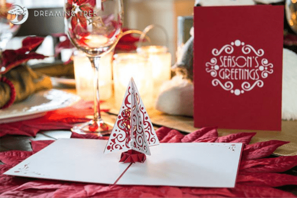 3D SVG Pop-Up Card for Seasonal Branding and Marketing