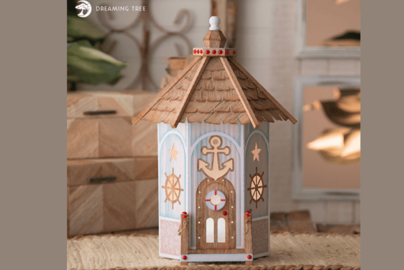 Beach House SVG: A Coastal-Inspired 3D Design for Creative Sellers