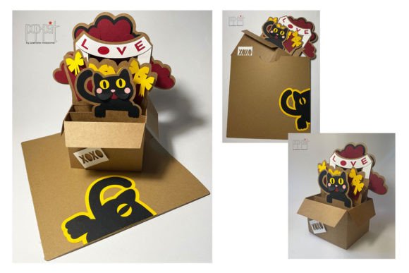 Cat Valentine Box – A 3D SVG Shape for Creative Branding