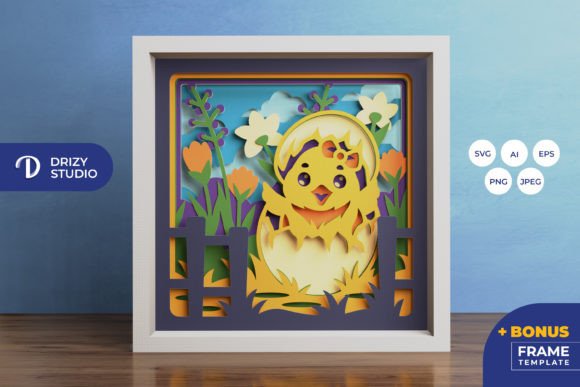 Chick Hatching 3D Shadow Box Review for Real Projects