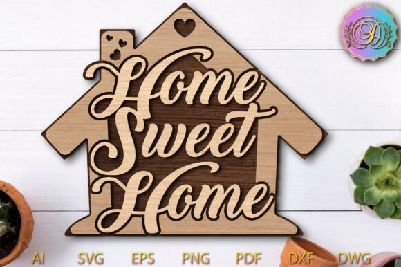 Laser Cutting Wall Decor: Home Sweet Home 3D SVG Review