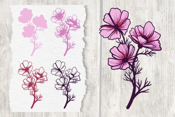 Pink Flower Branch Layered SVG: A Designer’s Practical Review